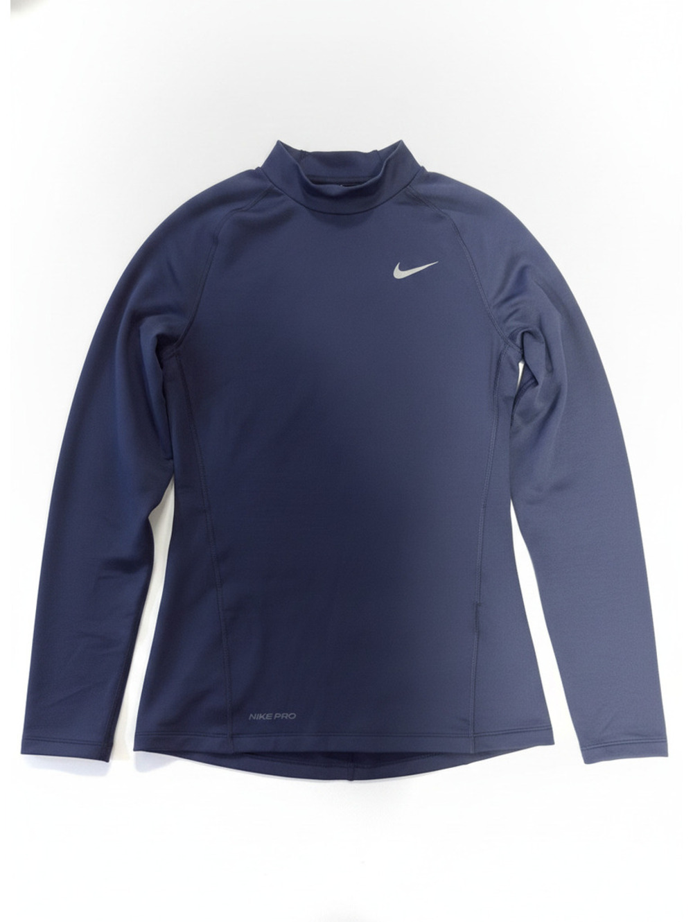 Nike Pro Dri-Fit Navy Blue Long Sleeve Athletic Shirt Size S